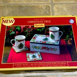 Spode Christmas Tree 5 Piece Set